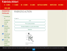 Tablet Screenshot of fabrizioaltieri.it